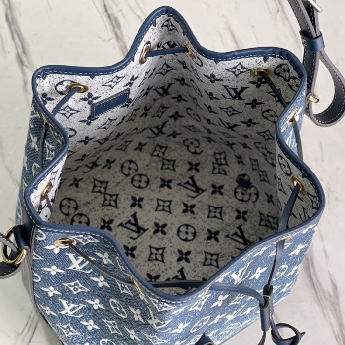 Louis Vuitton Monogram Denim Petit Noe Bag M59606