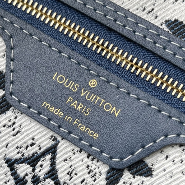 Louis Vuitton Monogram Denim Speedy Bandouliere 25 M59609