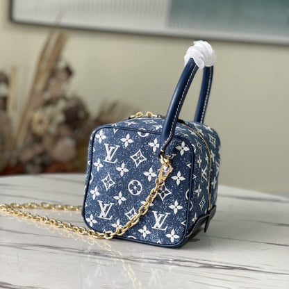 Louis Vuitton Monogram Denim Square Bag M59611