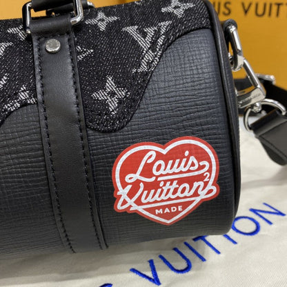 Louis Vuitton Monogram Denim Keepall XS bag M81010