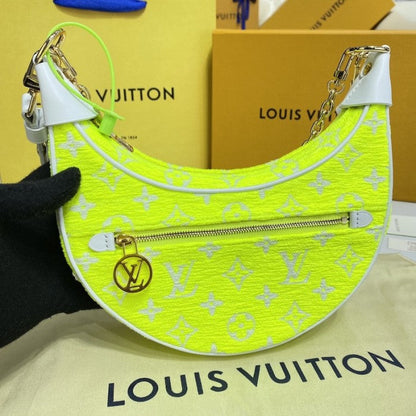 Louis Vuitton Monogram Velvet Loop Bag LV M81484