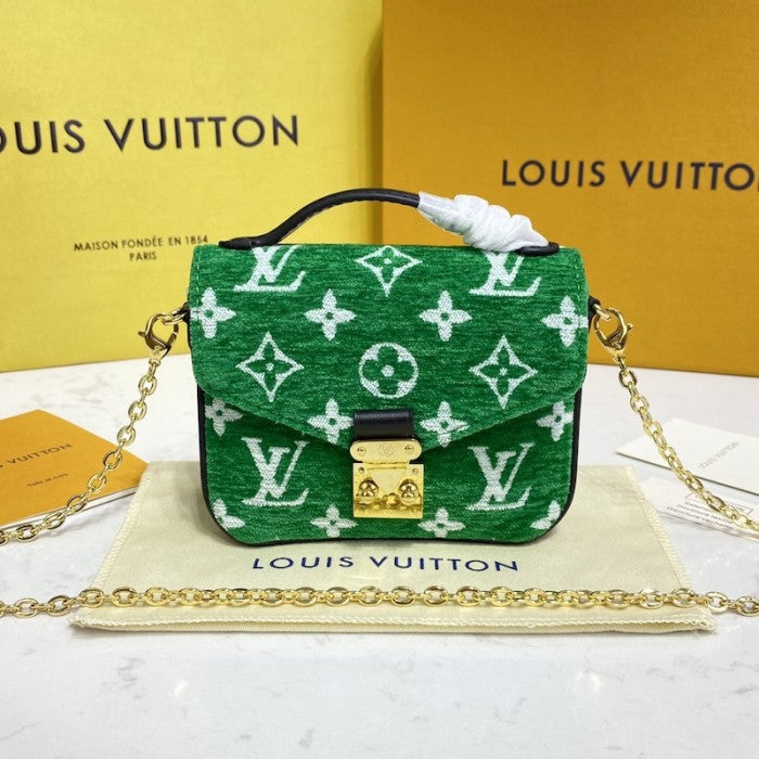 Louis Vuitton Monogram jacquard velvet Micro Metis Bag LV M81494