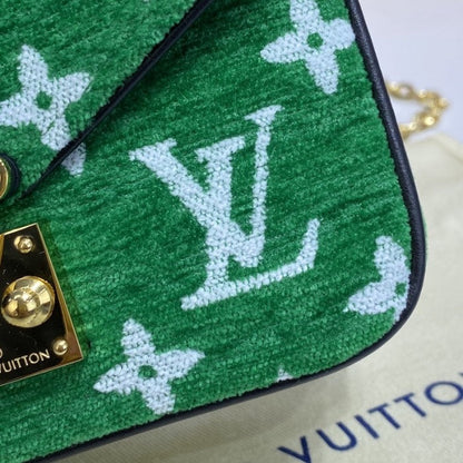 Louis Vuitton Monogram jacquard velvet Micro Metis Bag LV M81494