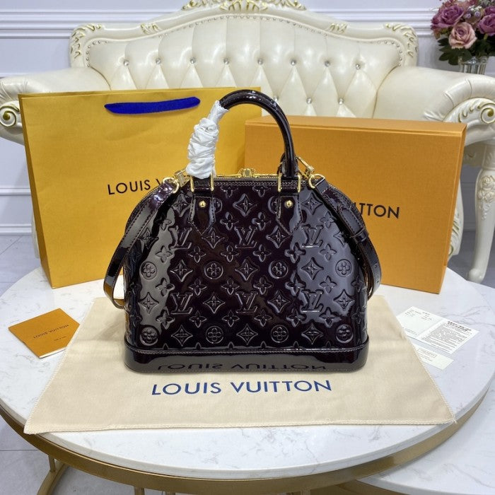 Louis Vuitton Monogram Vernis Alma PM M91611