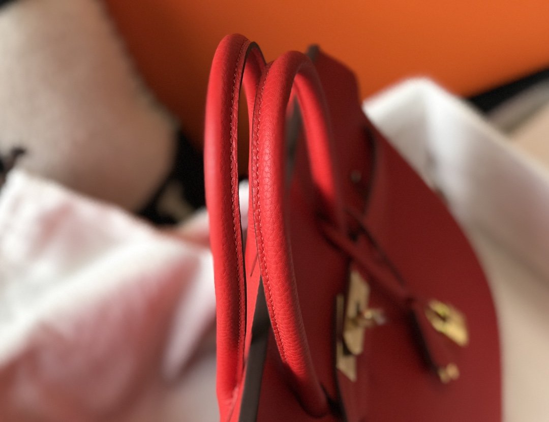 HM Birkin Rouge De Coeur Red Epsom Gold Hardware Bag For Women, Handbags, Shoulder Bags 30cm/12in