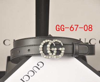 New Gucci GG Supreme Belt with G buckle women