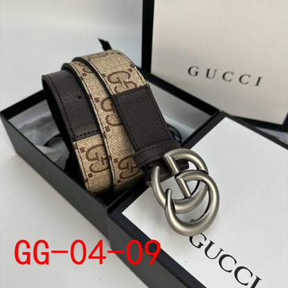 Gucci GG Supreme Belt with G buckle men women