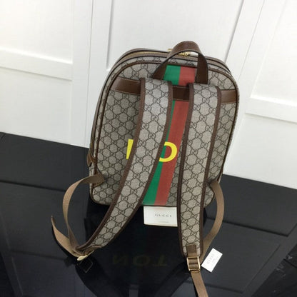 Gucci 'Fake/Not' print medium backpack 636654