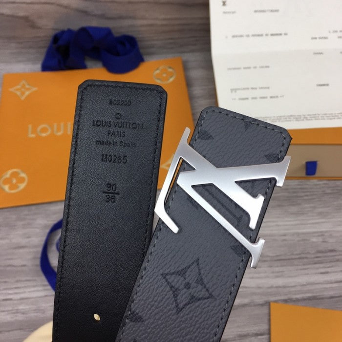 LV Monogram Eclipse Initiales 40MM Reversible Belt M0285