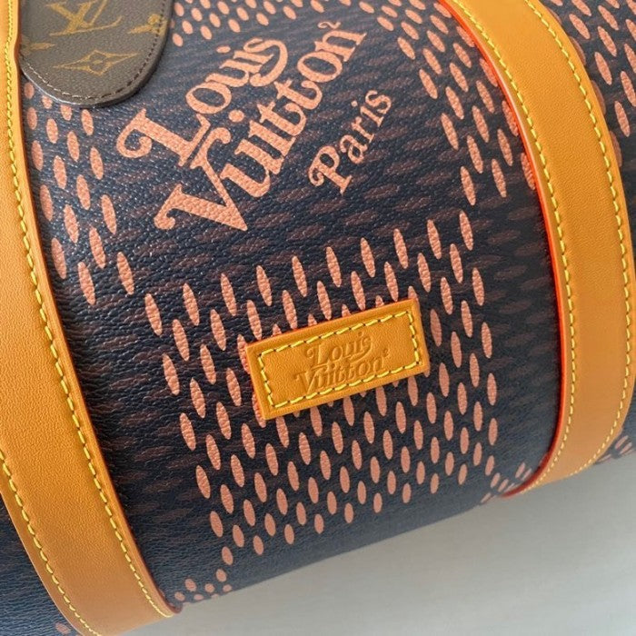 LV Giant Damier Ebene Keepall Bandouliere 50 N40360