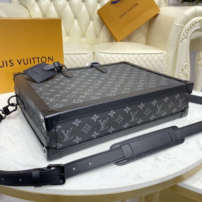 LV Monogram Eclipse Soft Trunk Briefcase M44952