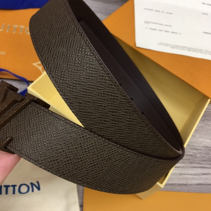 Louis Vuitton Initiales 35mm Taiga Leather Belt M9351