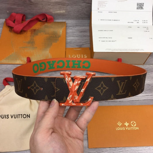 Louis Vuitton LV Pyramide Cities Exclusive 40MM Reversible Belt M0492