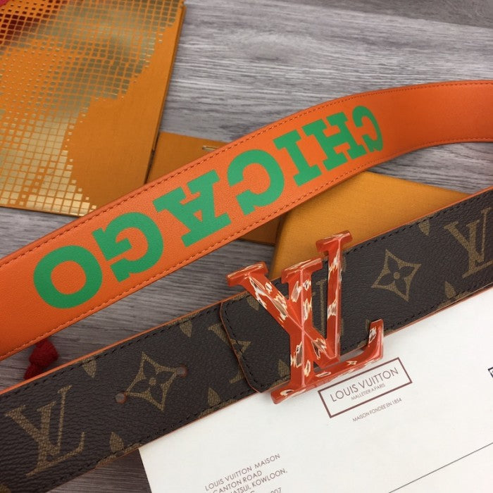 Louis Vuitton LV Pyramide Cities Exclusive 40MM Reversible Belt M0492