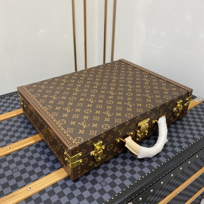 Louis Vuitton Monogram Canvas President Classeur Briefcase Bag M53012