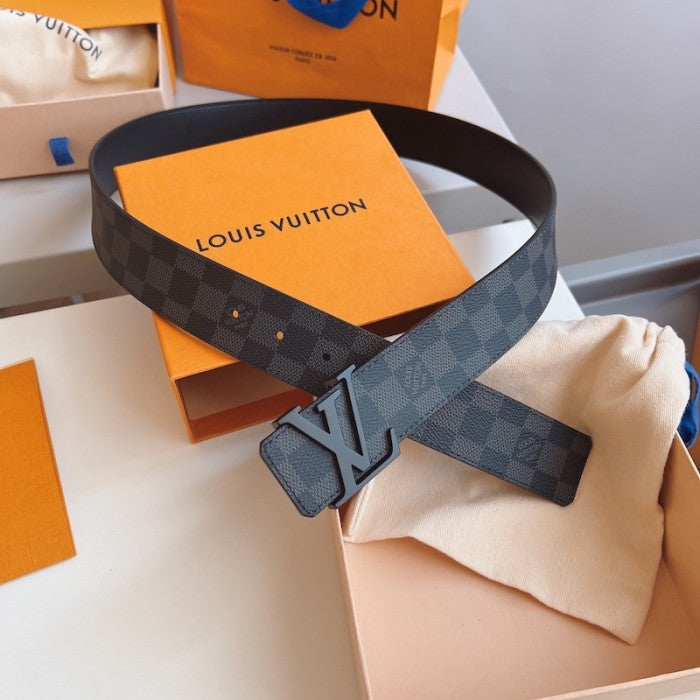 Louis Vuitton Damier Graphite Initiales Belt M9808