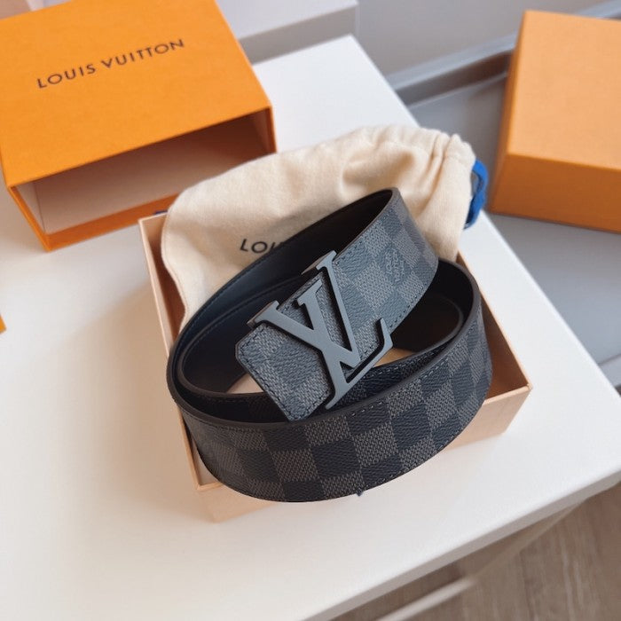 Louis Vuitton Damier Graphite Initiales Belt M9808