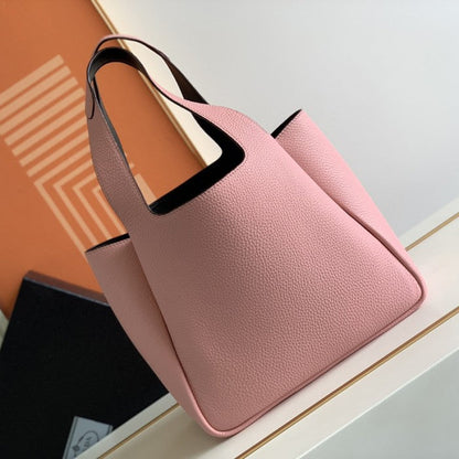 Prada Leather Tote Bag Pink 1BG335